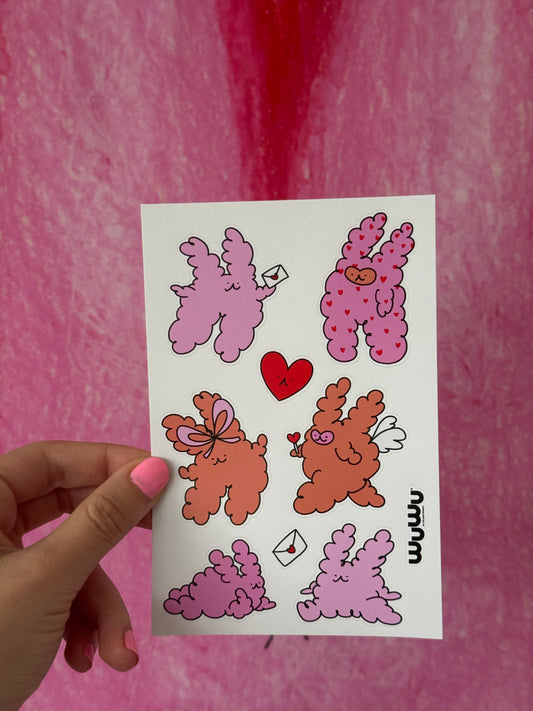 Dream of love ❤︎⁠ Sticker sheet