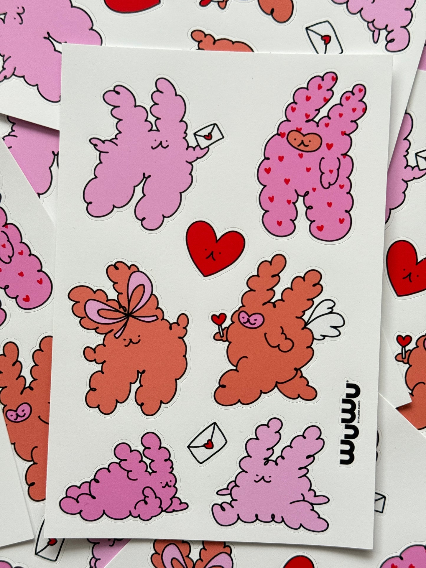 Dream of love ❤︎⁠ Sticker sheet