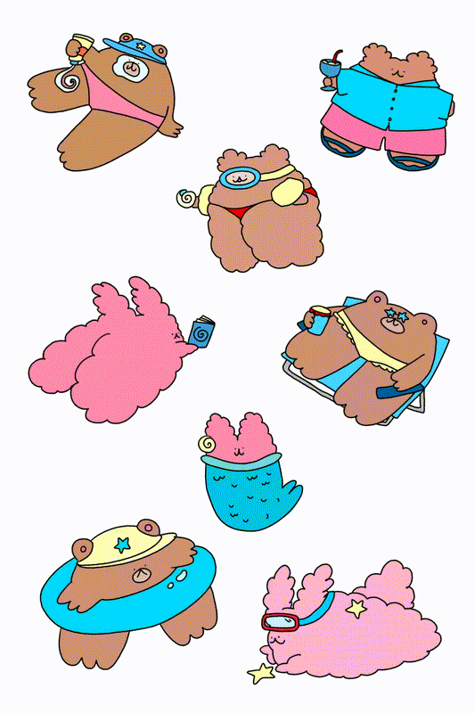 Wuwu Sticker Mail: July