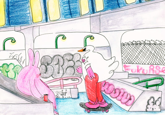 Swan street ☁︎ print ☁︎