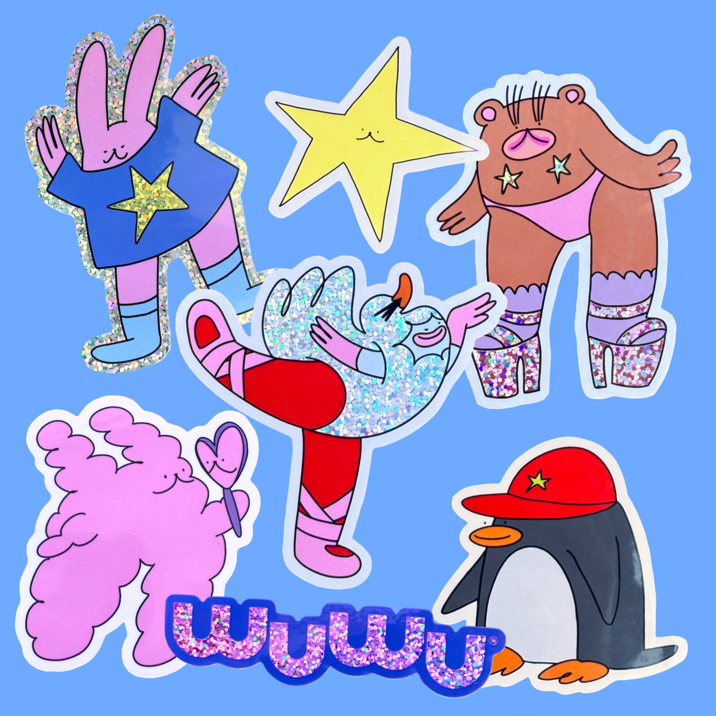 Wuwu and Friends sticker pack